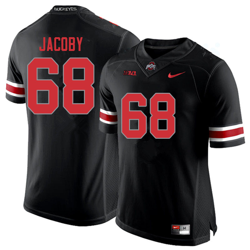 Ohio State Buckeyes #68 Ryan Jacoby College Football Jerseys Sale-Blackout